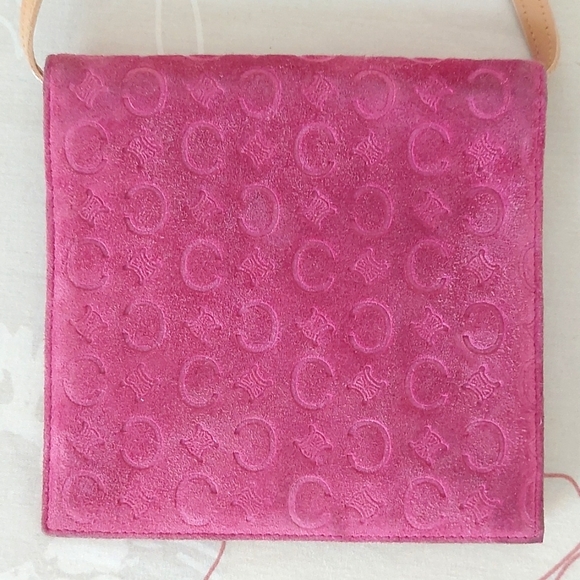 Vintage celine pink suede leather wallet - Picture 3 of 14